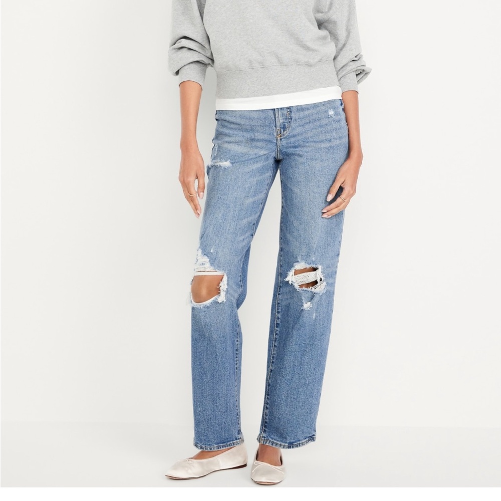 Old Navy Blue Ripped Jeans